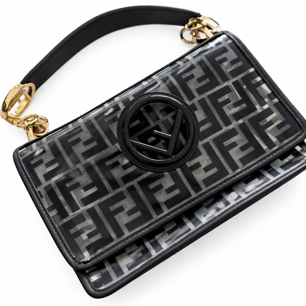 Fendi Kan I F Clear FF Glass Shoulder Bag – NFL Game Day Glam – Authenticated - Picture 16 of 16